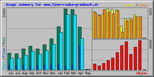 Usage summary for www.fpoe-raaba-grambach.at