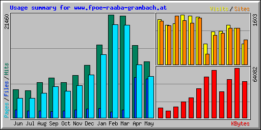 Usage summary for www.fpoe-raaba-grambach.at